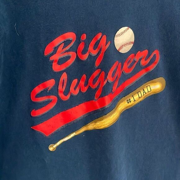 Mens T-Shirt. Baseball. Big Slugger #1 Dad. Size Large.‎ - Picture 4 of 7